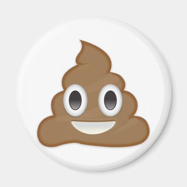 Imã Pilha De Poo Emoji (Frente)