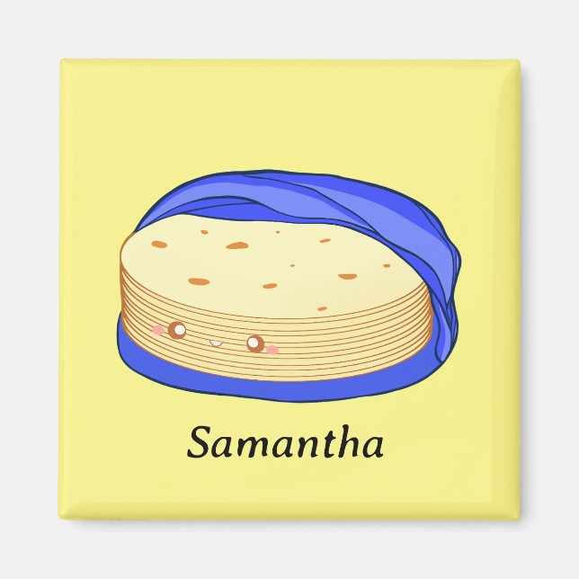 Imã Pilha de Tortilhas de Flour (Frente)