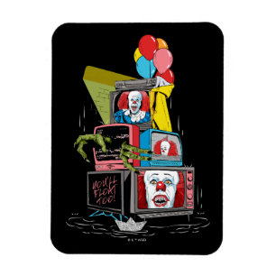 Ímã Pilha de TV Classic Pennywise - Você flutuará muit