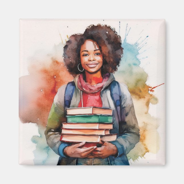 Imã Pilhas de Livros (Frente)