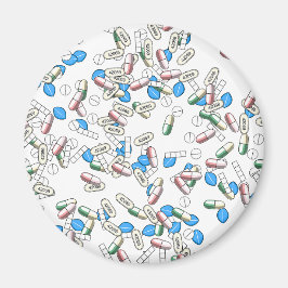 Imã Pill Sprinkles Pattern