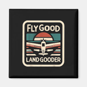 Imã Piloto de aviação de passageiros de voo "Fly Good