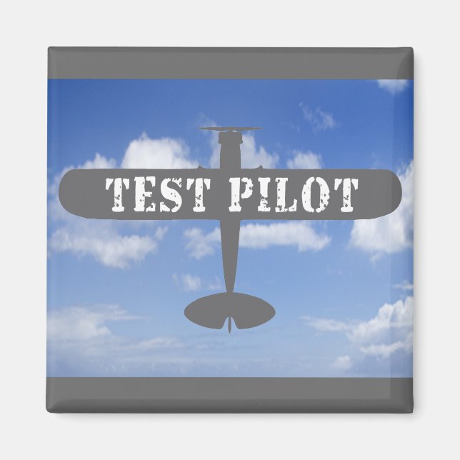 Imã Piloto de avião e de teste (Frente)