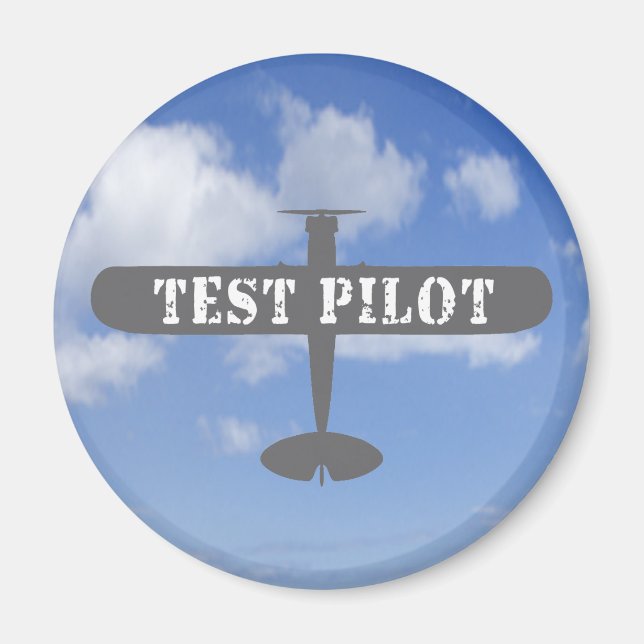 Imã Piloto de avião e de teste (Frente)