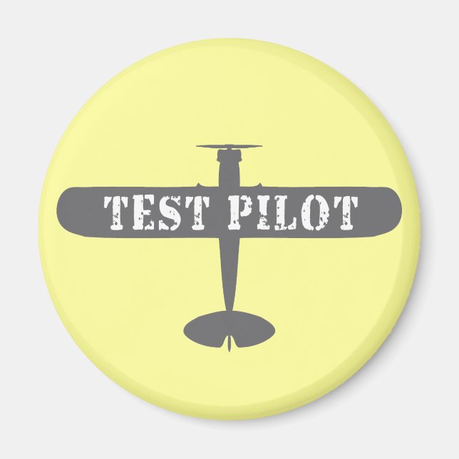 Imã Piloto de avião e de teste (Frente)