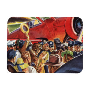 Ímã Piloto do avião do único suporte do vintage com