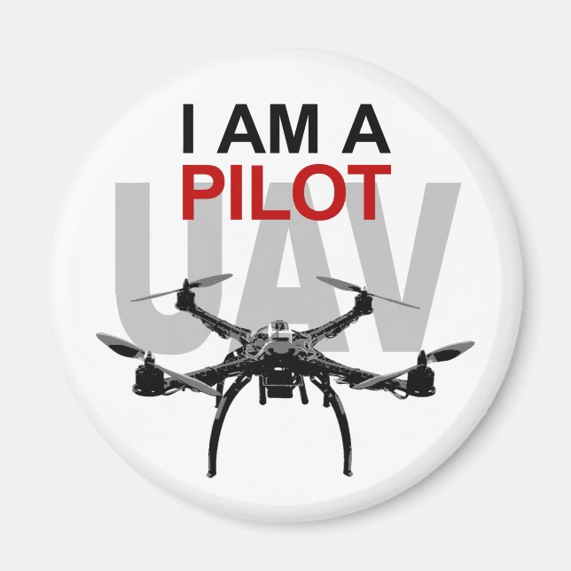 Imã Piloto quadpiloto UAV Quadcopter (Frente)