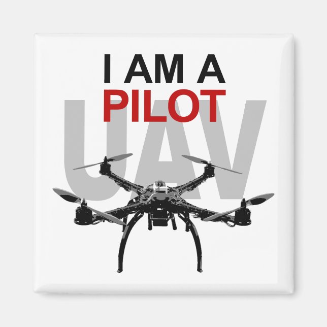 Imã Piloto quadpiloto UAV Quadcopter (Frente)