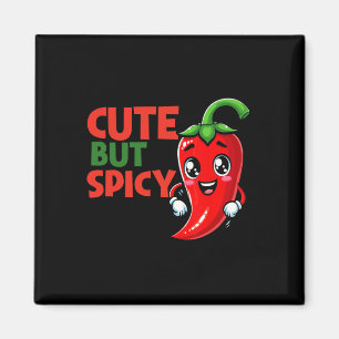 Imã Pimenta Fofa Engraçado Fofo Mas Picante By1 