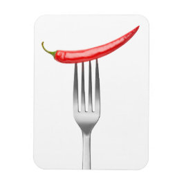 Ímã Pimenta no garfo