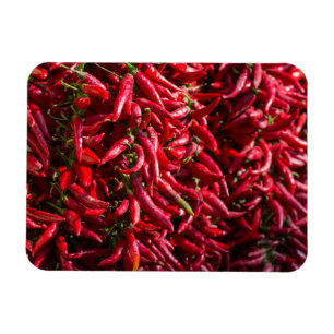 Ímã Pimenta Vermelha Picante Na Cidade De Kalocsa