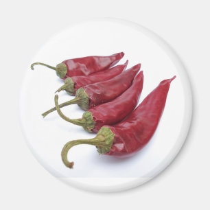 Imã Pimentas de pimentão vermelho