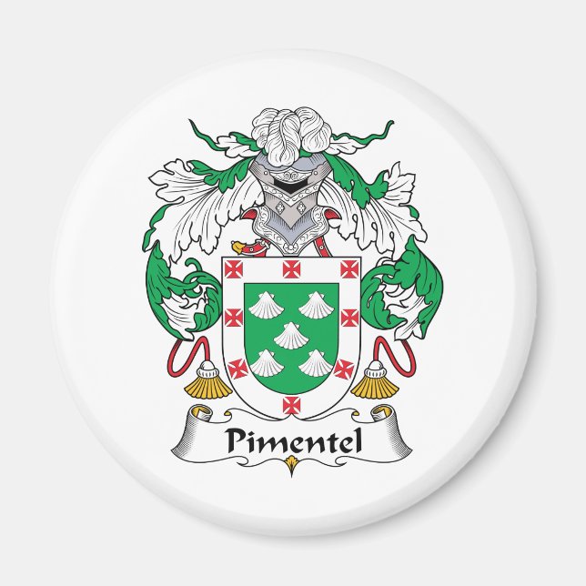 Imã Pimentel Family Crest (Frente)