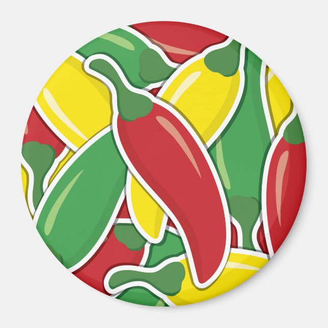 Imã Pimentões-pimentão (Pimentos) (Frente)