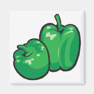 Imã pimentões verdes