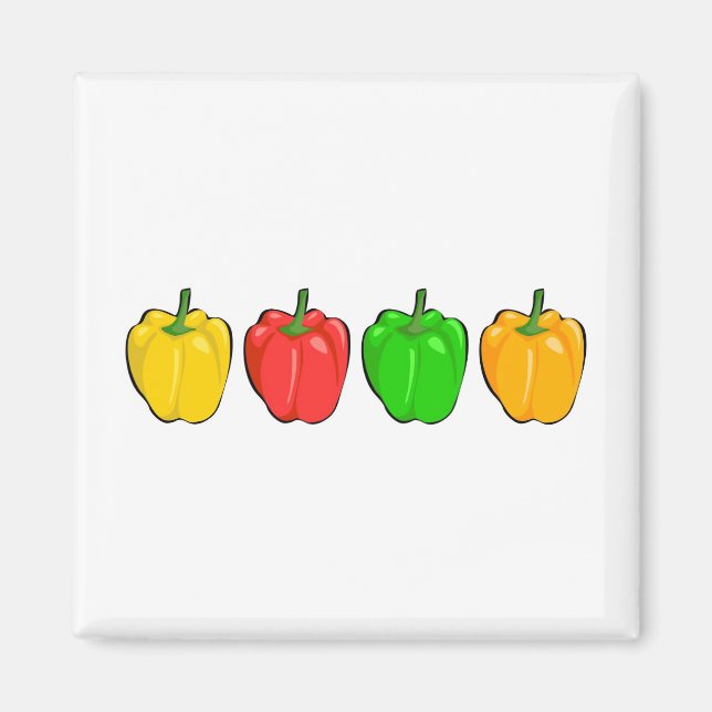 Imã Pimentos de células (Frente)