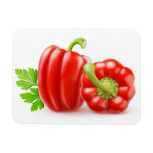 Ímã Pimentos de sino vermelho