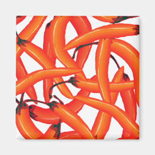 Imã Pimentos Quentes Vermelhos