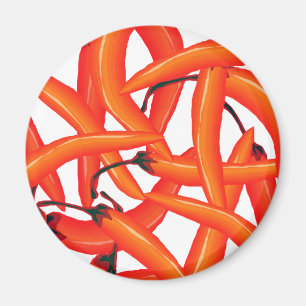 Imã Pimentos Quentes Vermelhos