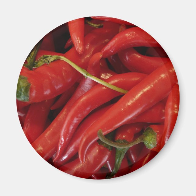Imã Pimentos Quentes Vermelhos (Frente)