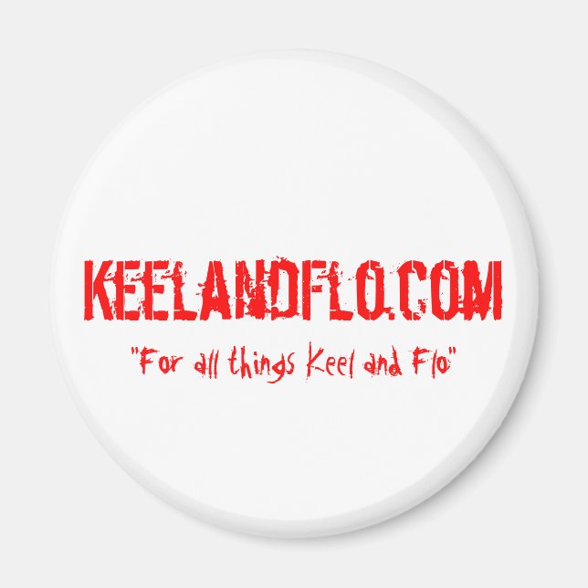 Imã Pimpe seu frigorífico com Keel e Flo (Frente)