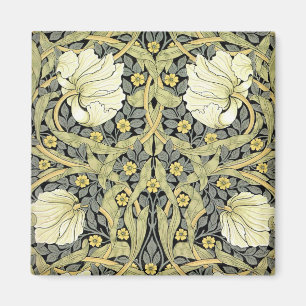 Imã Pimpernel Yellow Green Floral Patterage Vintage