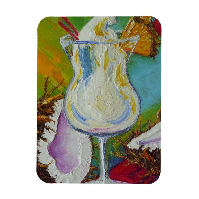 Ímã Pina Colada e Coconut Magnet (Vertical)