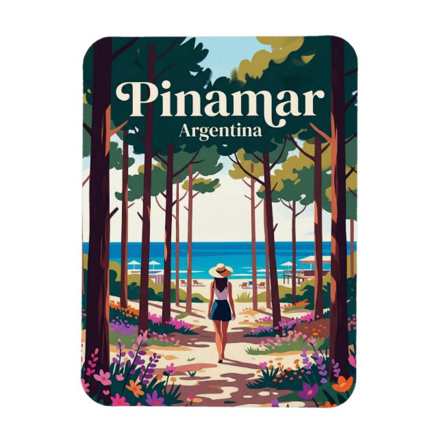 Ímã Pinamar Argentina (Vertical)