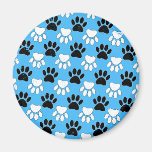 Imã Pinças Pretas E Brancas Distintas De Fundo Azul