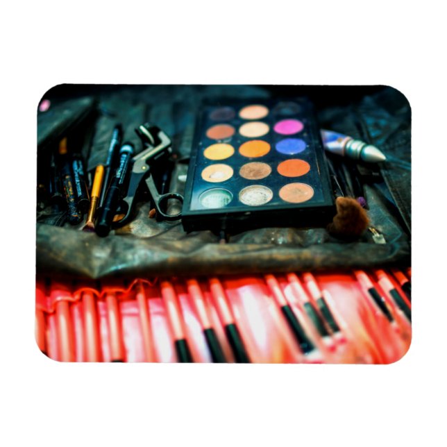 Ímã Pincéis de maquilhagem (Horizontal)