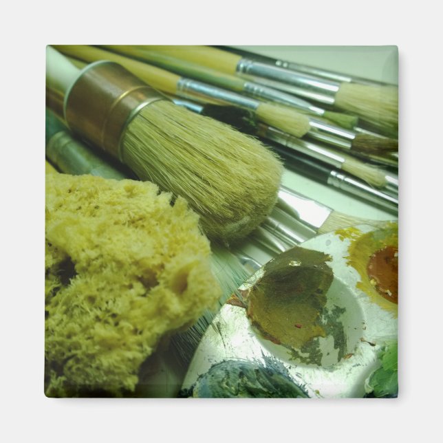 Imã Pincéis e Pintura (Frente)