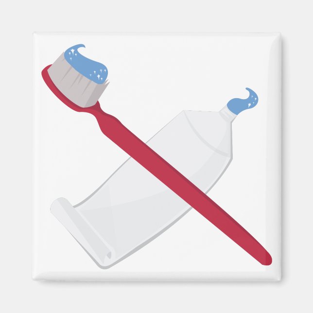 Imã Pincel Dente E Colar (Frente)