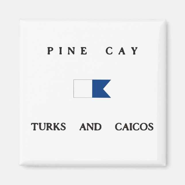 Imã Pine Cay Turks e Caicos, Bandeja Alfa (Frente)