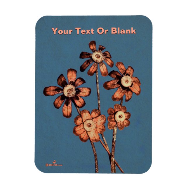 Ímã Pine Cone Flowers (Vertical)