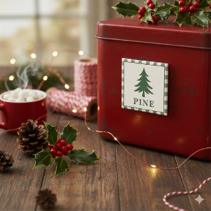 Imã Pine Needle Lane - Emblema de Pinheiro
