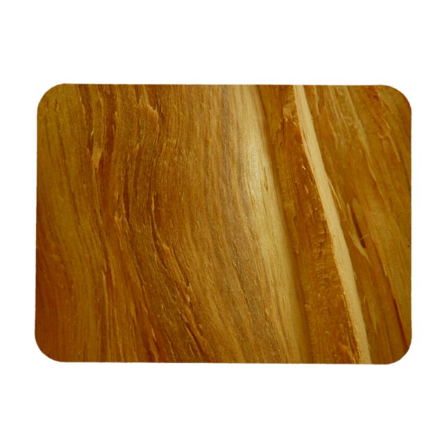 Ímã Pine Wood II Faux Textura em madeira (Horizontal)