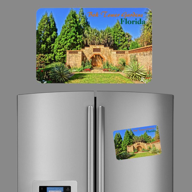 Ímã Pinewood Estate Fountain Bok Tower Jardens Flórida (Criador carregado)