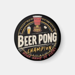 Imã Ping Pong Beer League Personalizado