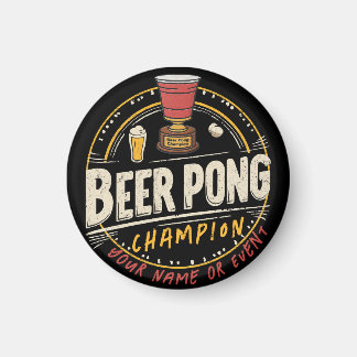 Imã Ping Pong Beer League Personalizado