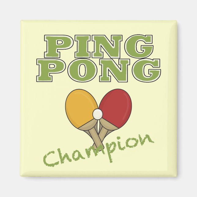 Imã Ping Pong Champion (Frente)