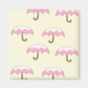 Imã pingando padrão guarda-chuva
