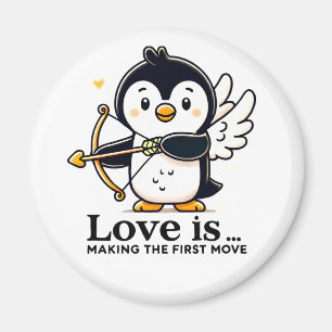 Imã Pinguim Cupido