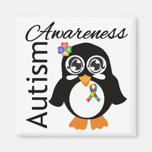 Imã Pinguim da consciência do autismo