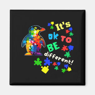 Imã Pinguim de Aceitação da Conscientização do Autismo