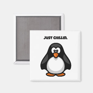 Imã Pinguim de Desenho Animado Legal – Vibrações Ártic