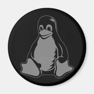 Imã Pinguim de Tux - (Linux, Open Source, Copyleft,