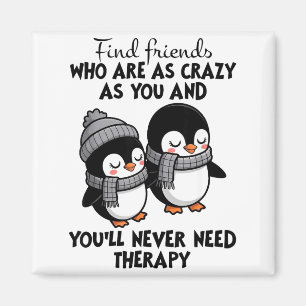 Imã Pinguim Encontra Amigos Tão Loucos Quanto Você &am