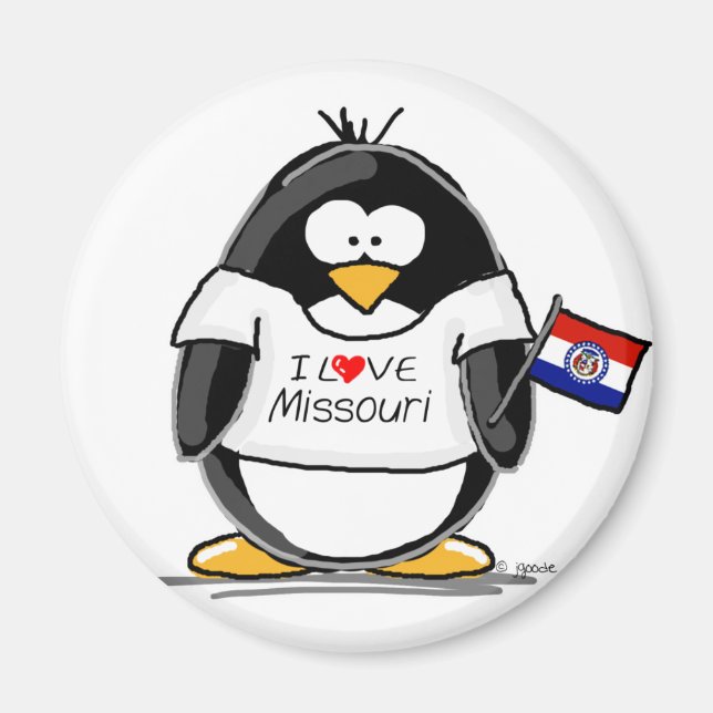 Imã Pinguim Missouri (Frente)