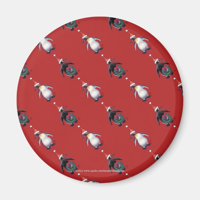 Imã Pinguim Natal (Frente)