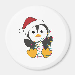 Imã Pinguim Natal Neve Pinguins de Pinguins